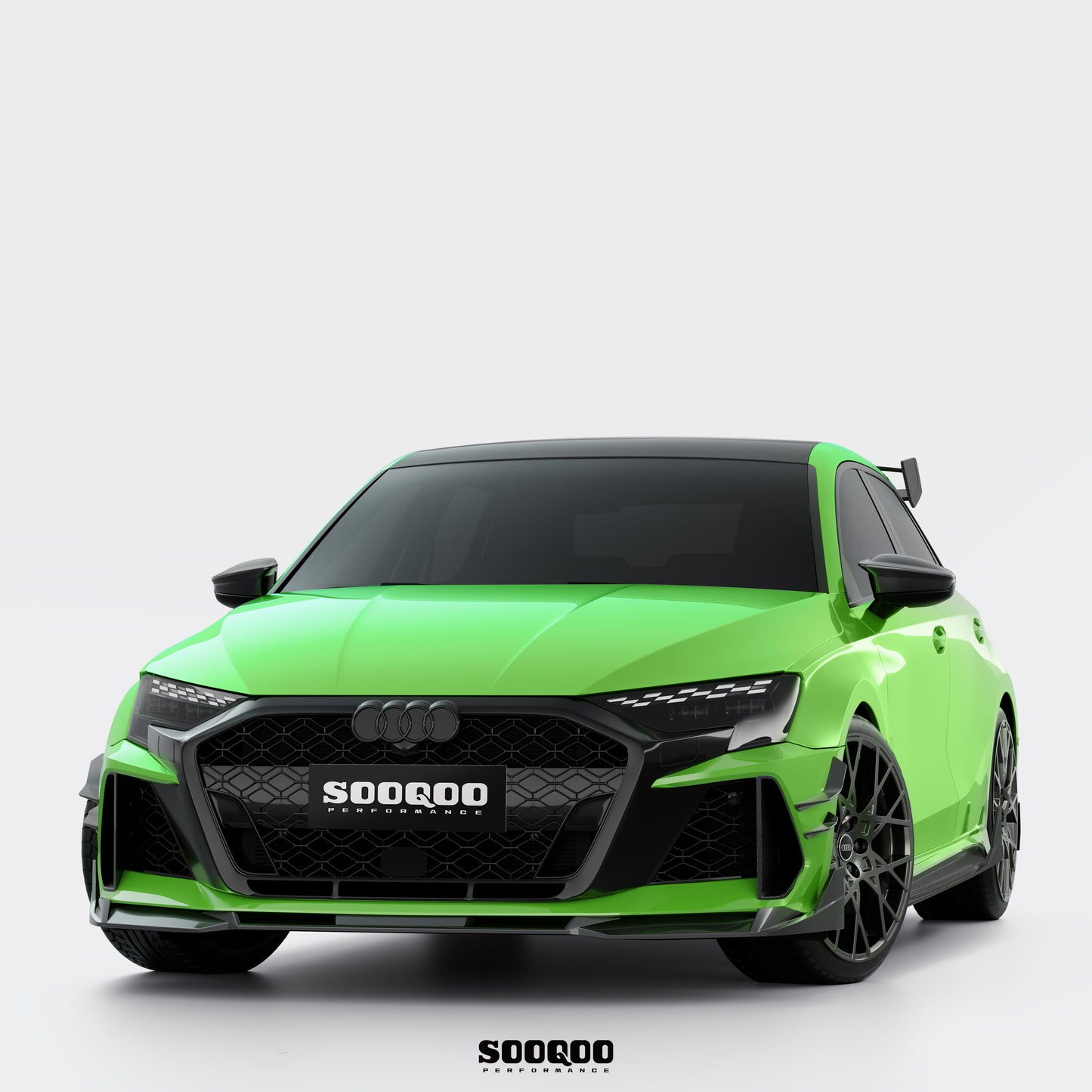 Audi RS3 8Y SQ款 碳纖維後視鏡蓋 H-043A