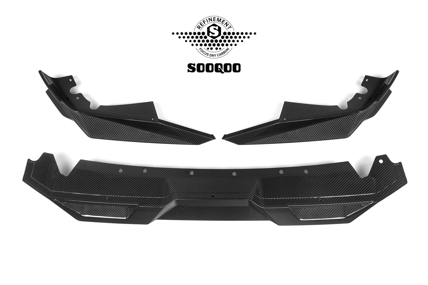 BMW X5M F95 LCI SQ款碳纖維前擾流