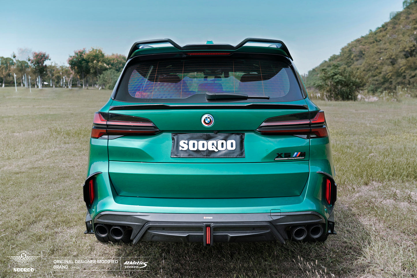 BMW X5M F95 SQ款碳纖維後擾流