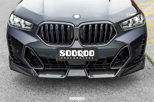 BMW X6 G06 LCI MP款碳纖維前進氣飾蓋 T-456