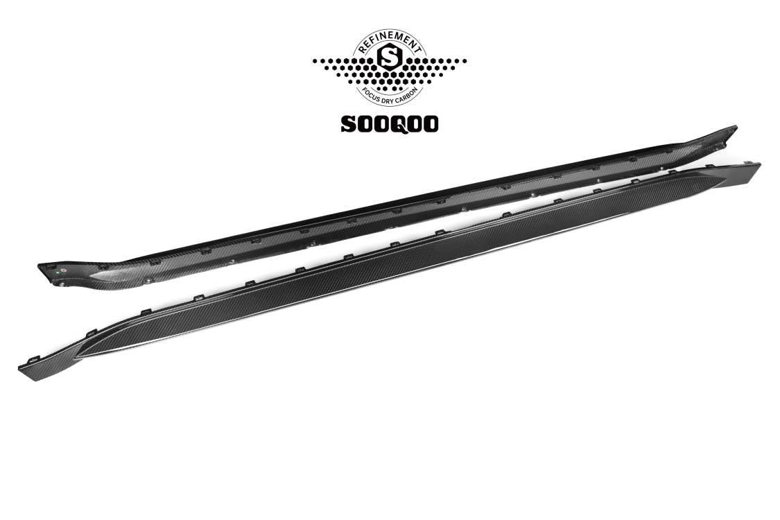 BMW M3G80 原車款碳纖維側裙 T-110