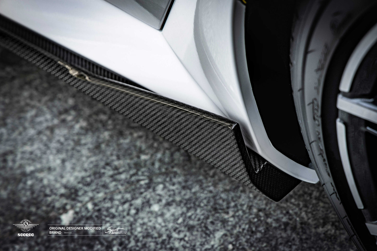 BMW M5 G90 G99 MP款碳纖維側裙 T-472
