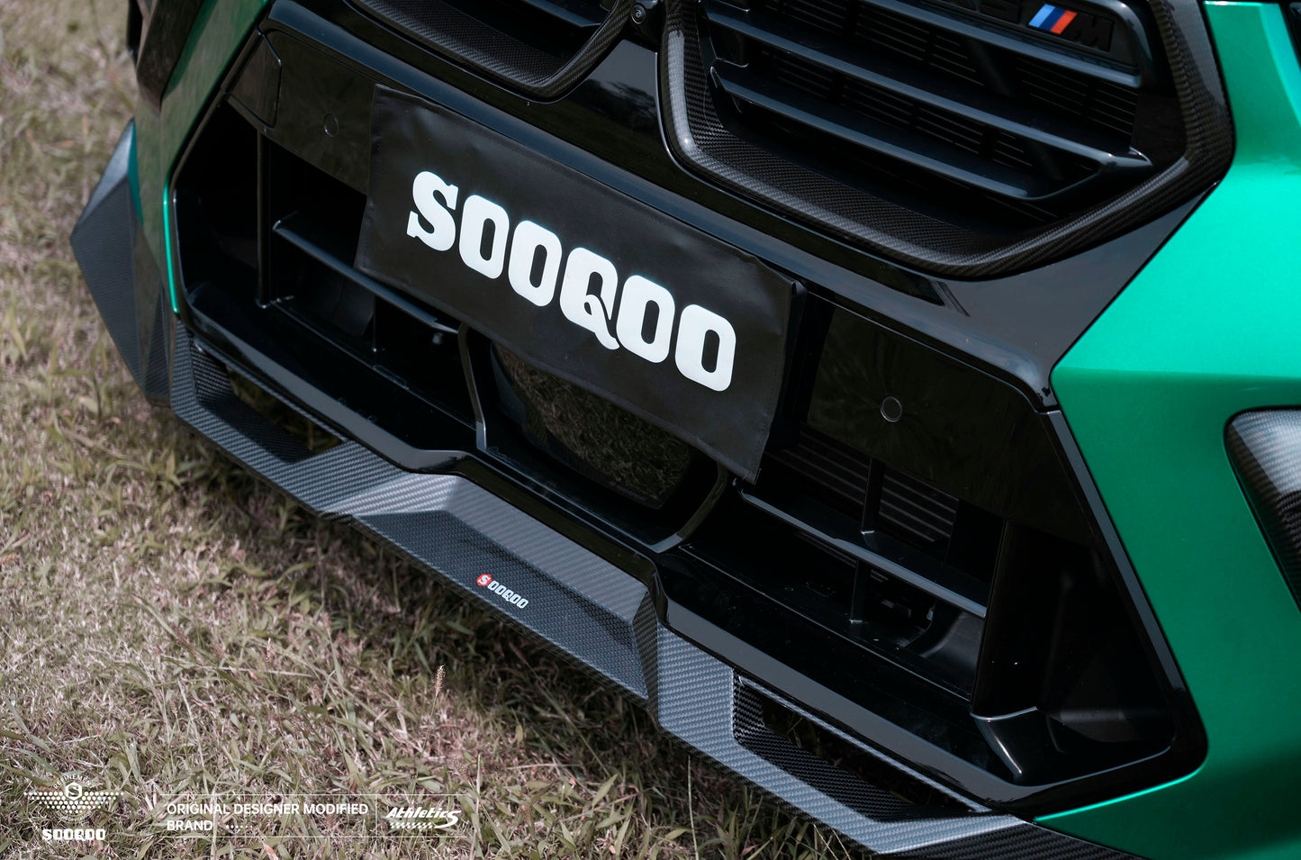 BMW X5M F95 LCI SQ款碳纖維前擾流