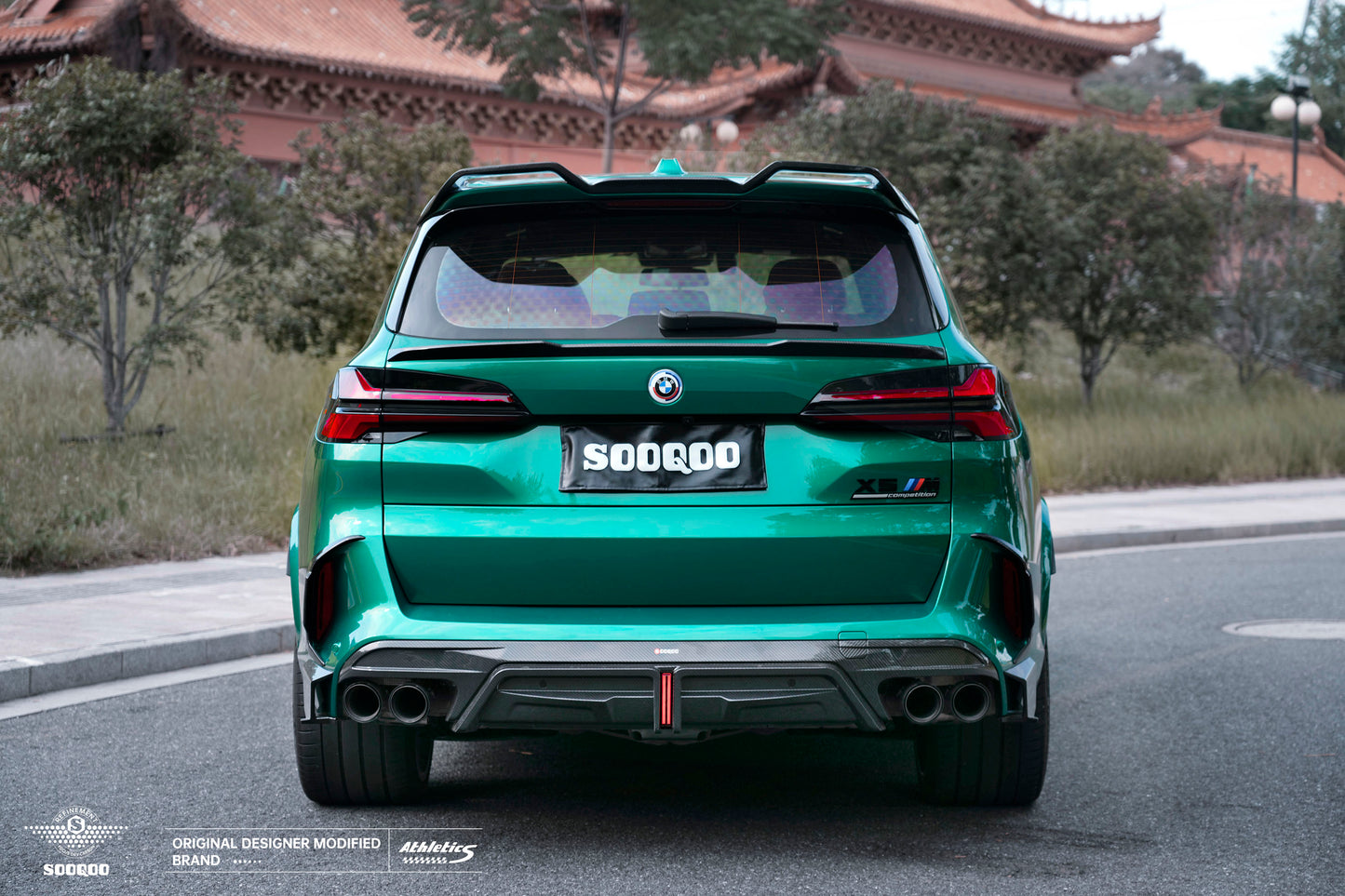BMW X5M F95 SQ款碳纖維頂翼