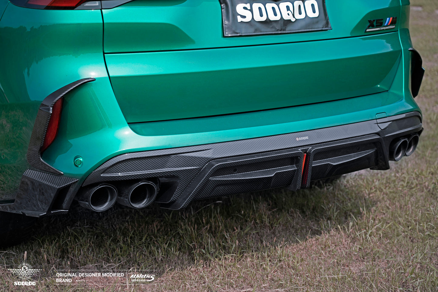 BMW X5M F95 SQ款碳纖維後擾流
