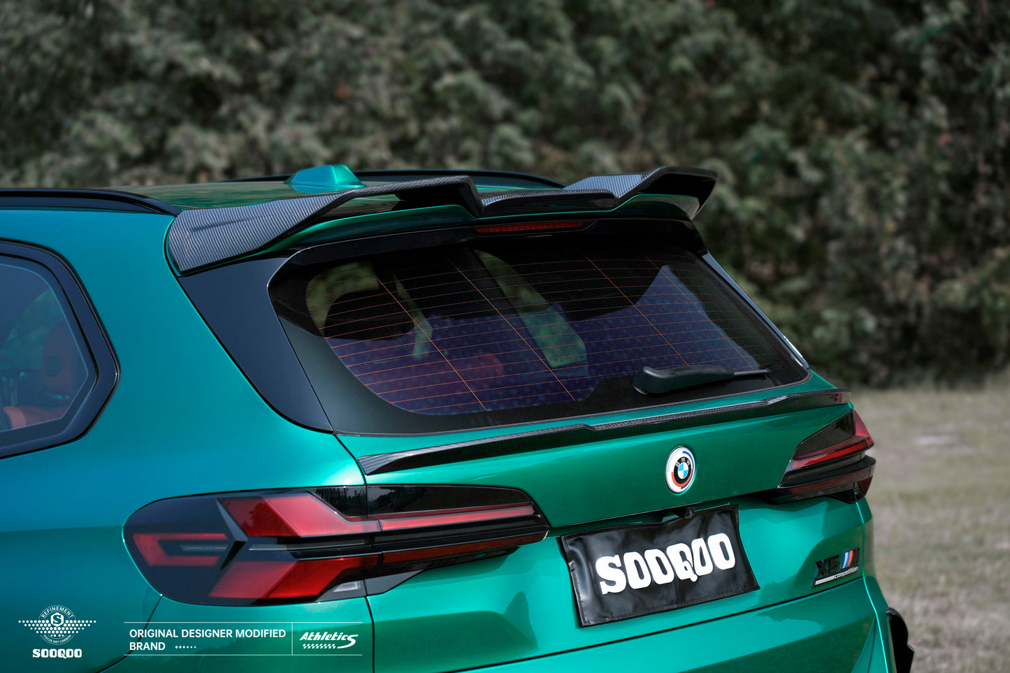 BMW X5M F95 SQ款碳纖維頂翼