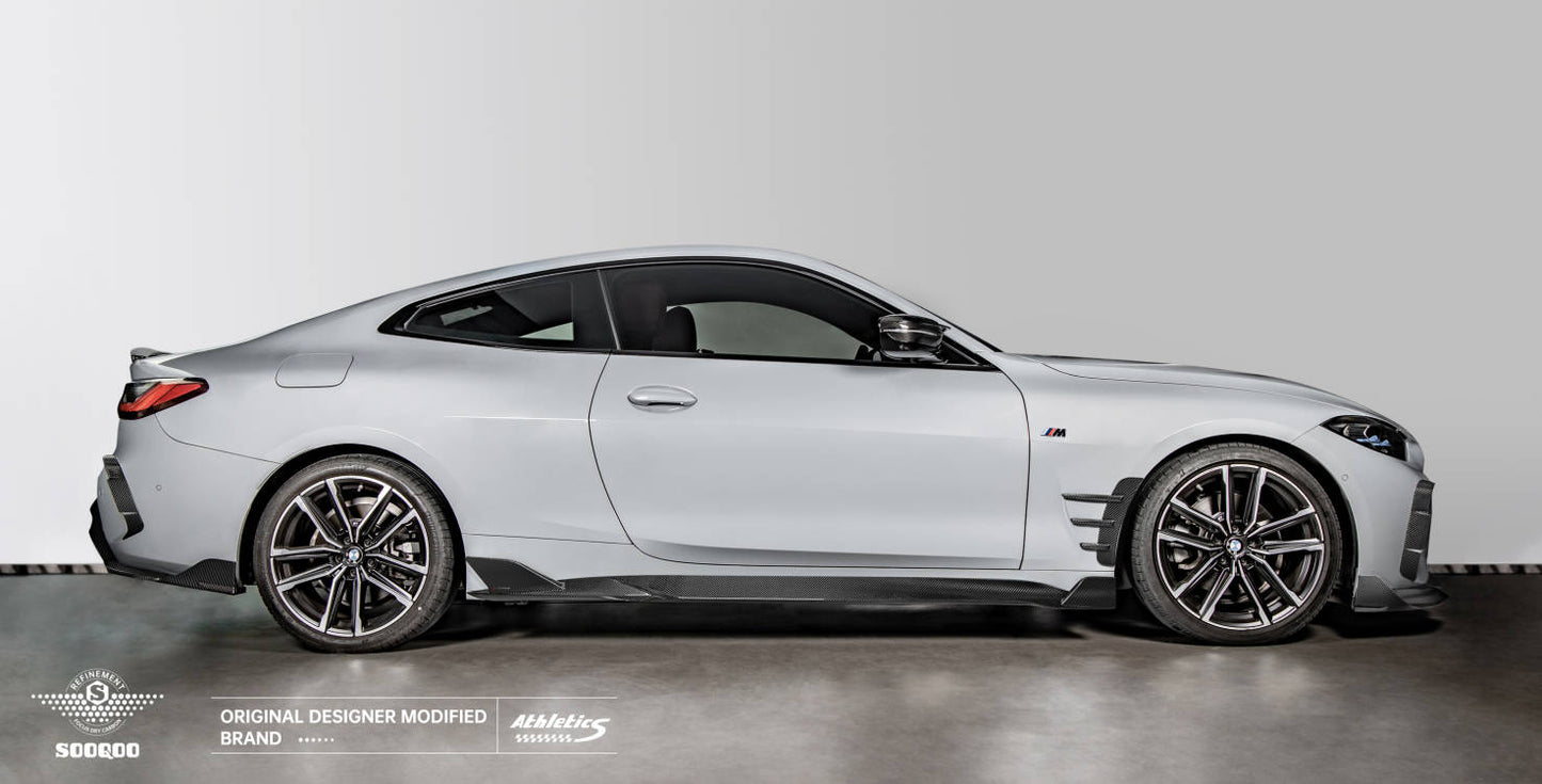 BMW 4系G22 前輪拱碳纖維飾條 T-253