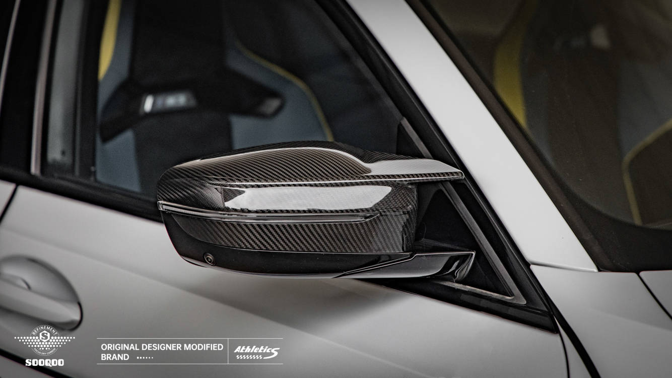 BMW M4 G82 原車款碳纖維後視鏡蓋 H-002