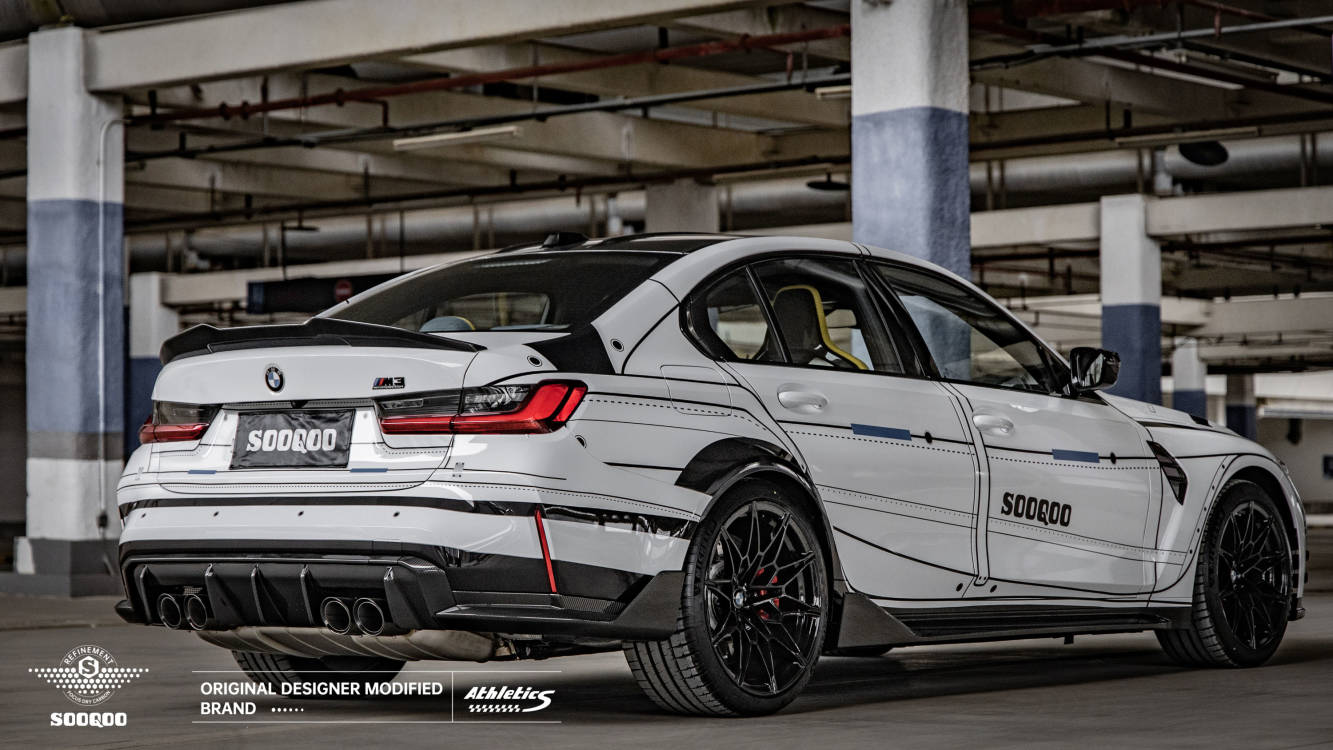 BMW M3G80 MP款後側擾流 T-121
