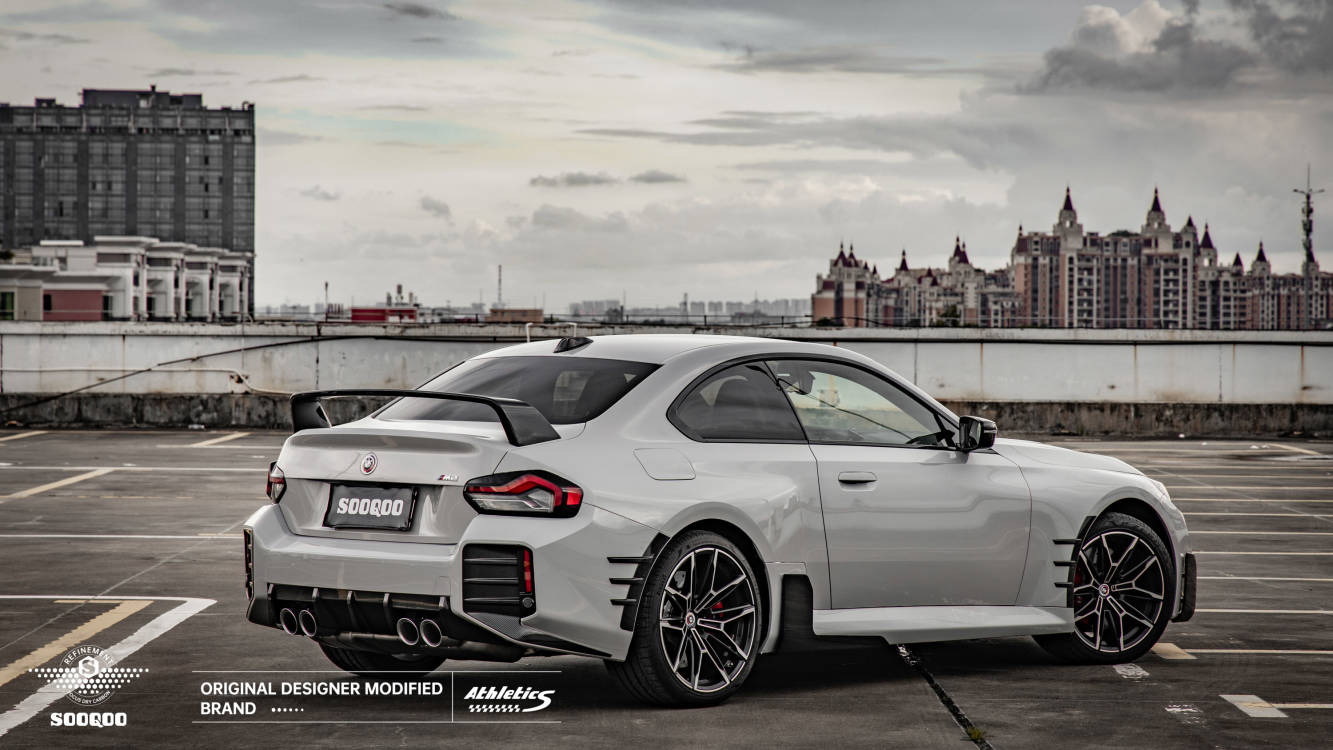 BMW M2 G87 原車款碳纖維後擾流 T-313