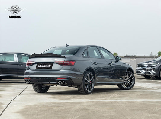 AUDI S4 B8 四門PSM款 乾式碳纖維尾翼