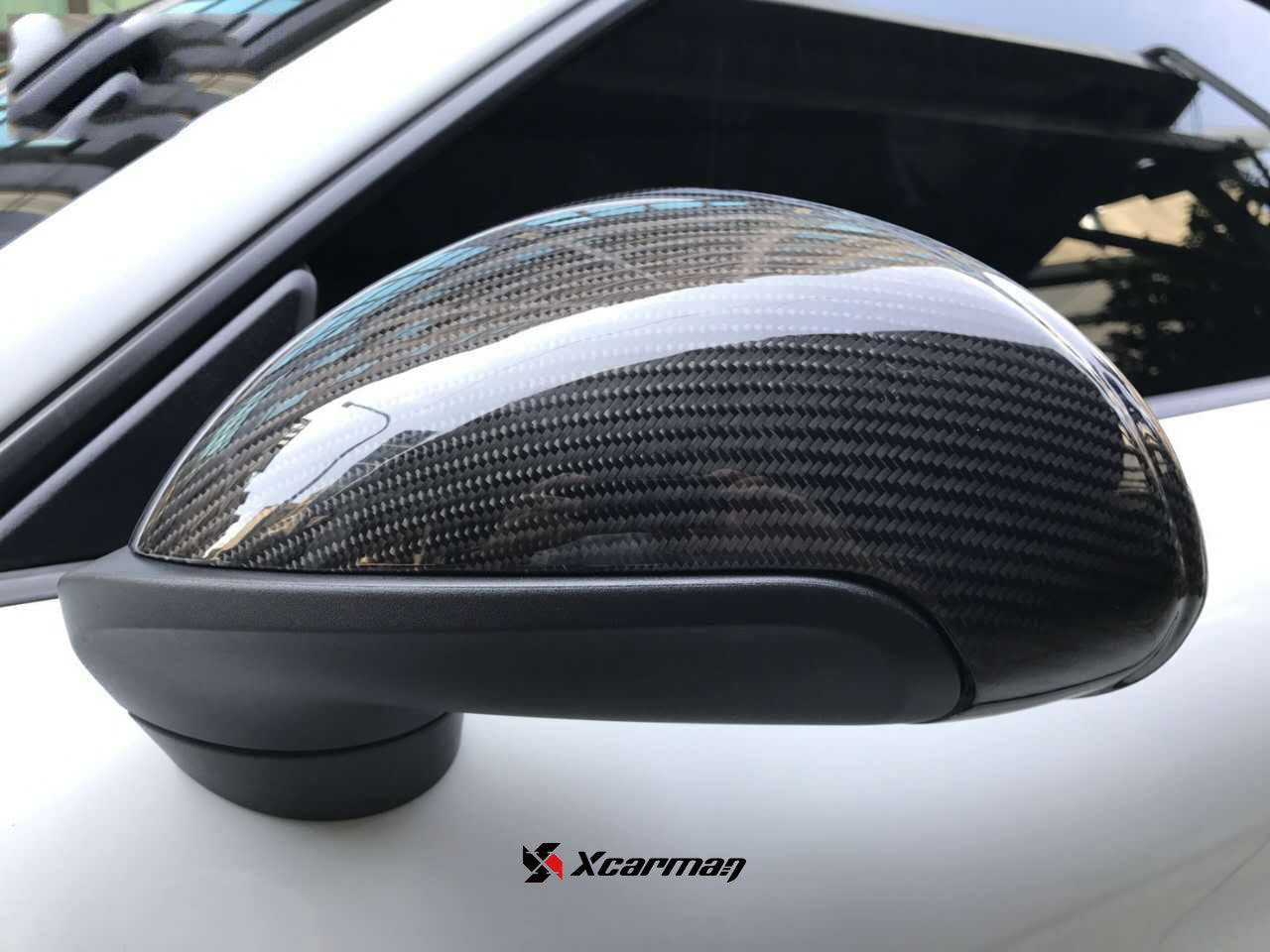 Porsche 911 991 原車OEM款 普通版 乾式碳纖維後視鏡蓋