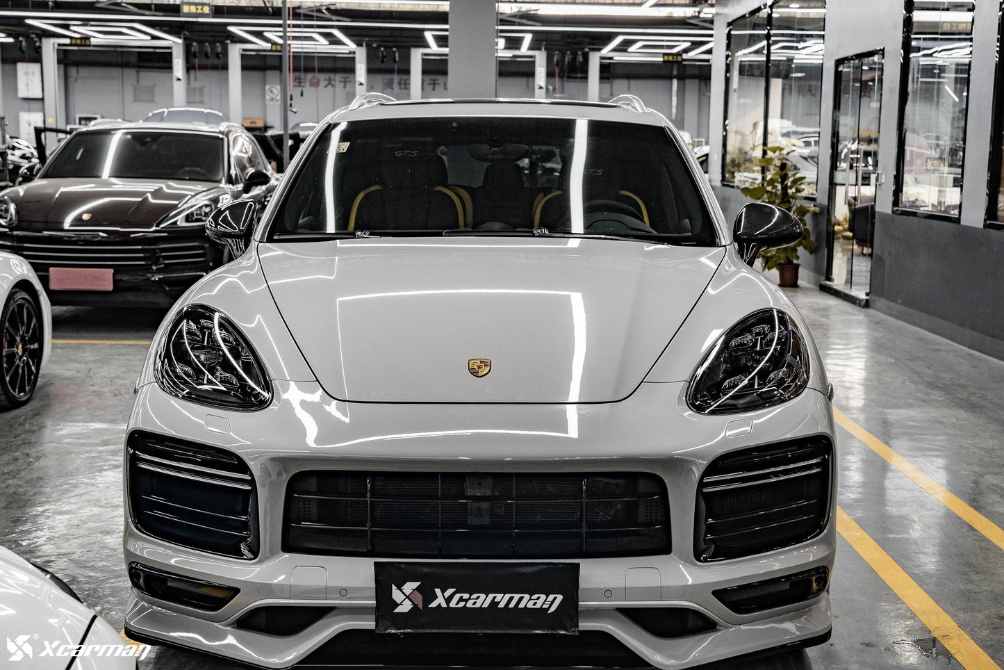 Porsche Caynne 958.1 原車OEM款 乾式碳纖維後視鏡蓋