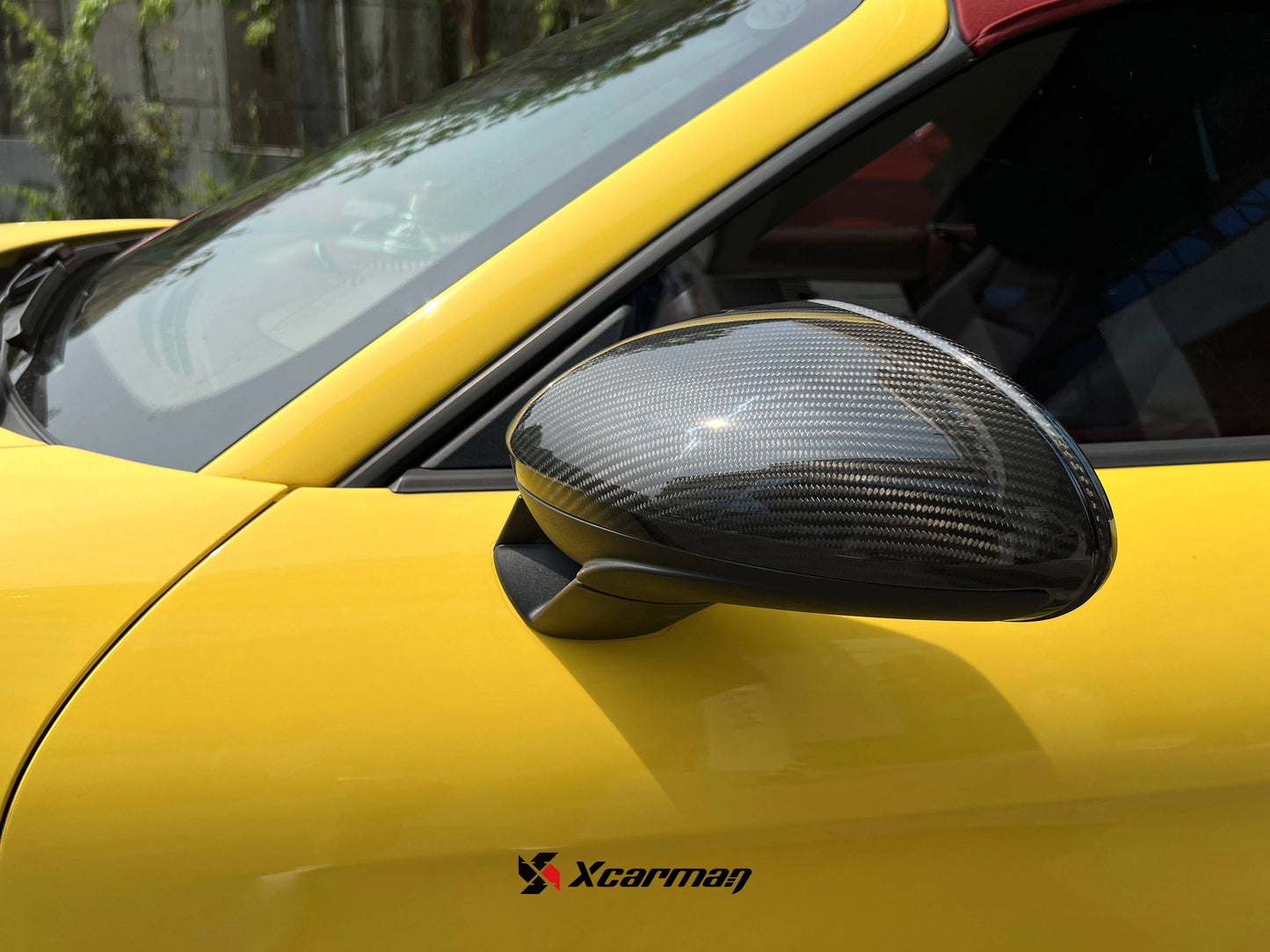 Porsche 718 982 原車OEM款 乾式碳纖維後視鏡蓋