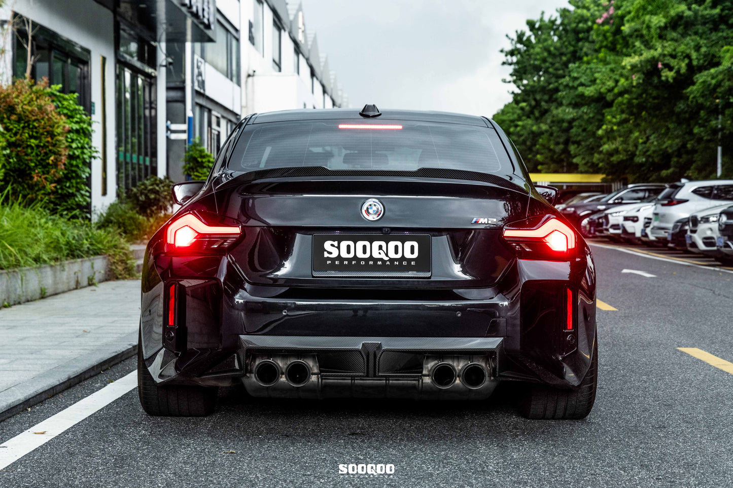 BMW M2 G87 CS款碳纖維後擾流 T-086