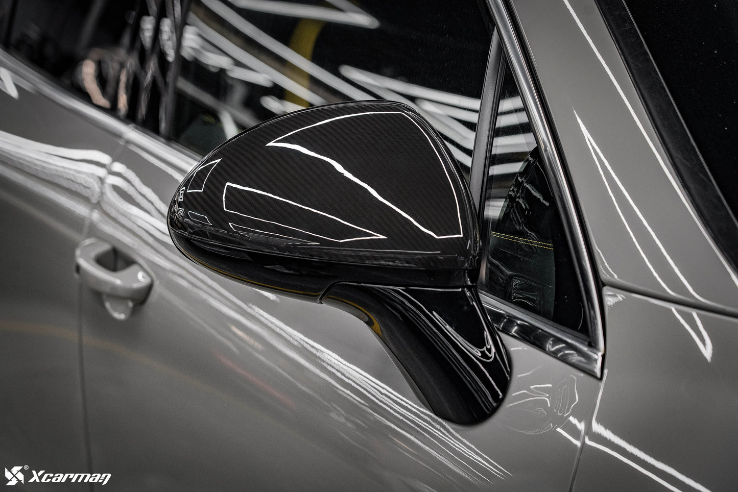 Porsche Caynne 958.1 原車OEM款 乾式碳纖維後視鏡蓋