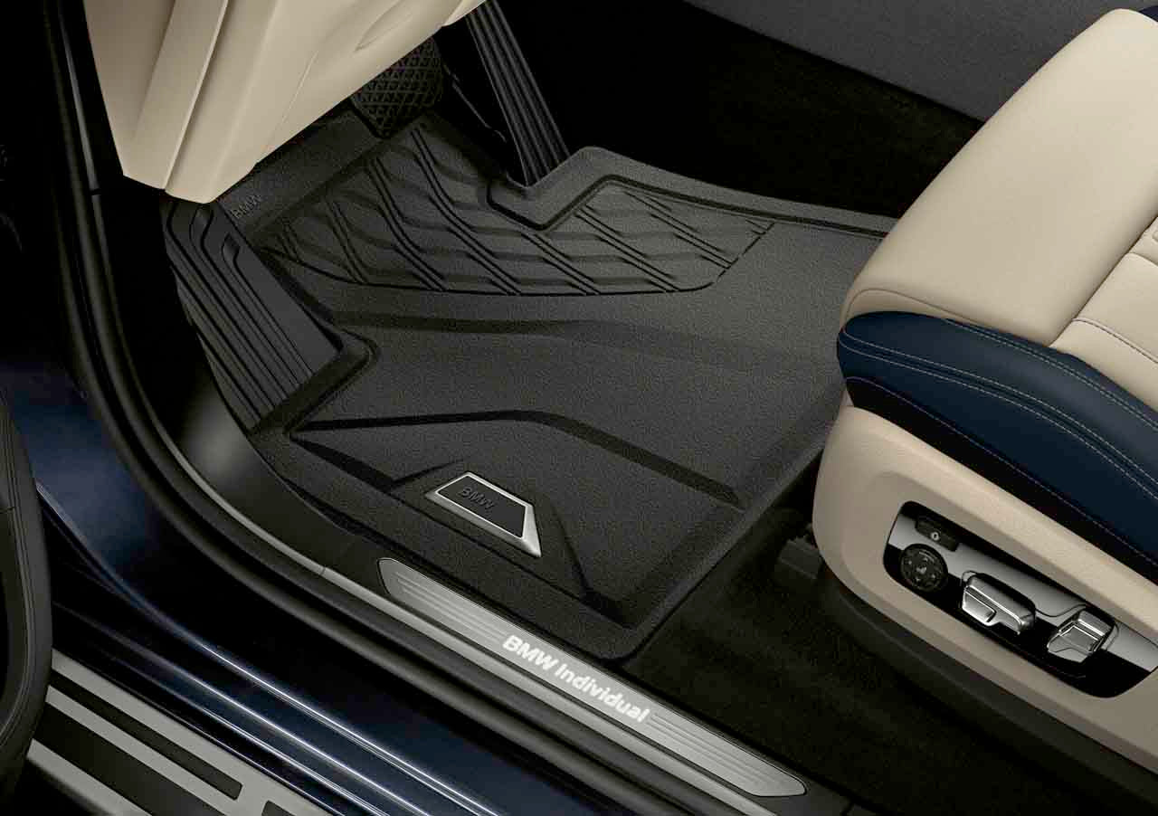 BMW X5/X6/X7 原廠橡膠前後腳踏墊
