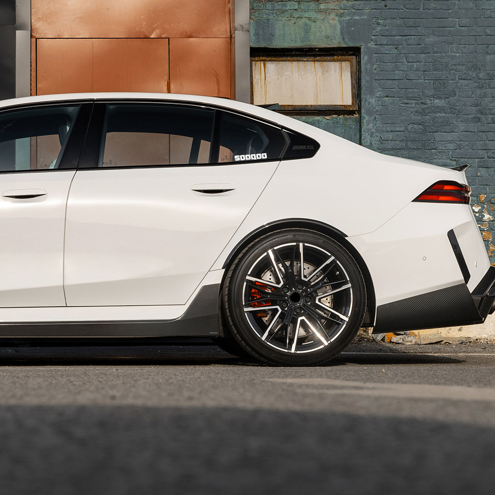 BMW M5 G90 G99 SQ-B款碳纖維側裙 T-491