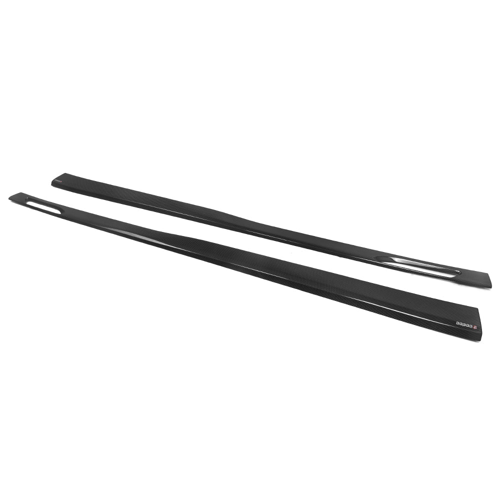 BMW M5 G90 G99 SQ-A款碳纖維側裙 T-490