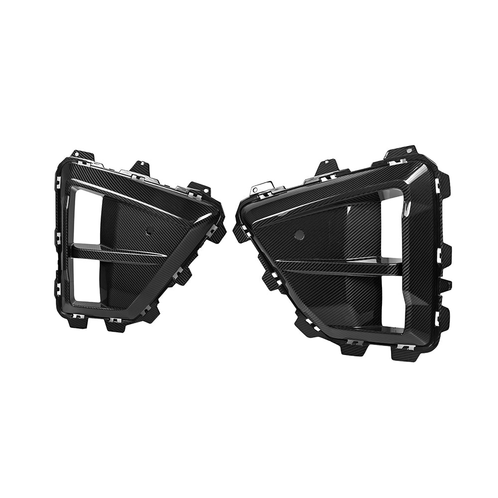 BMW X5M F95 LCI SQ款碳纖維前進氣口飾蓋 T-438
