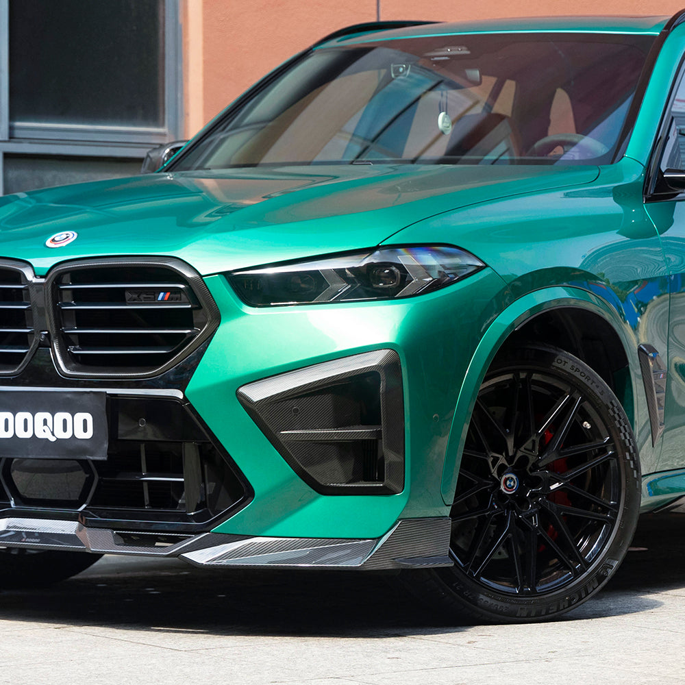 BMW X5M F95 LCI SQ款碳纖維前進氣口飾蓋 T-438