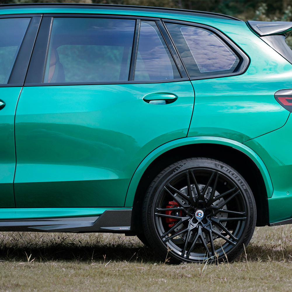 BMW X5M F95 LCI SQ款碳纖維側裙 T-441