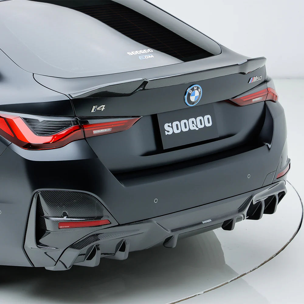 BMW i4 SQ款後擾流碳纖維