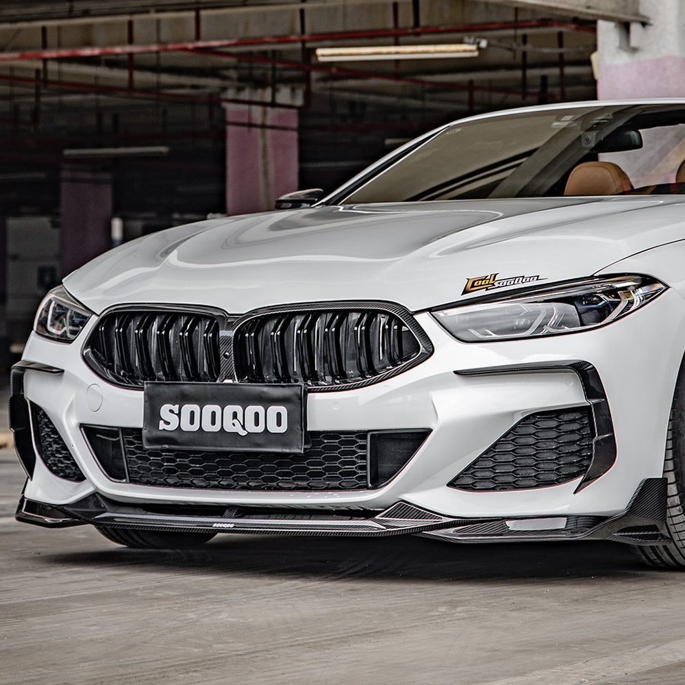 BMW 8系G14 G15 G16 SQ款碳纖維前進氣口飾蓋