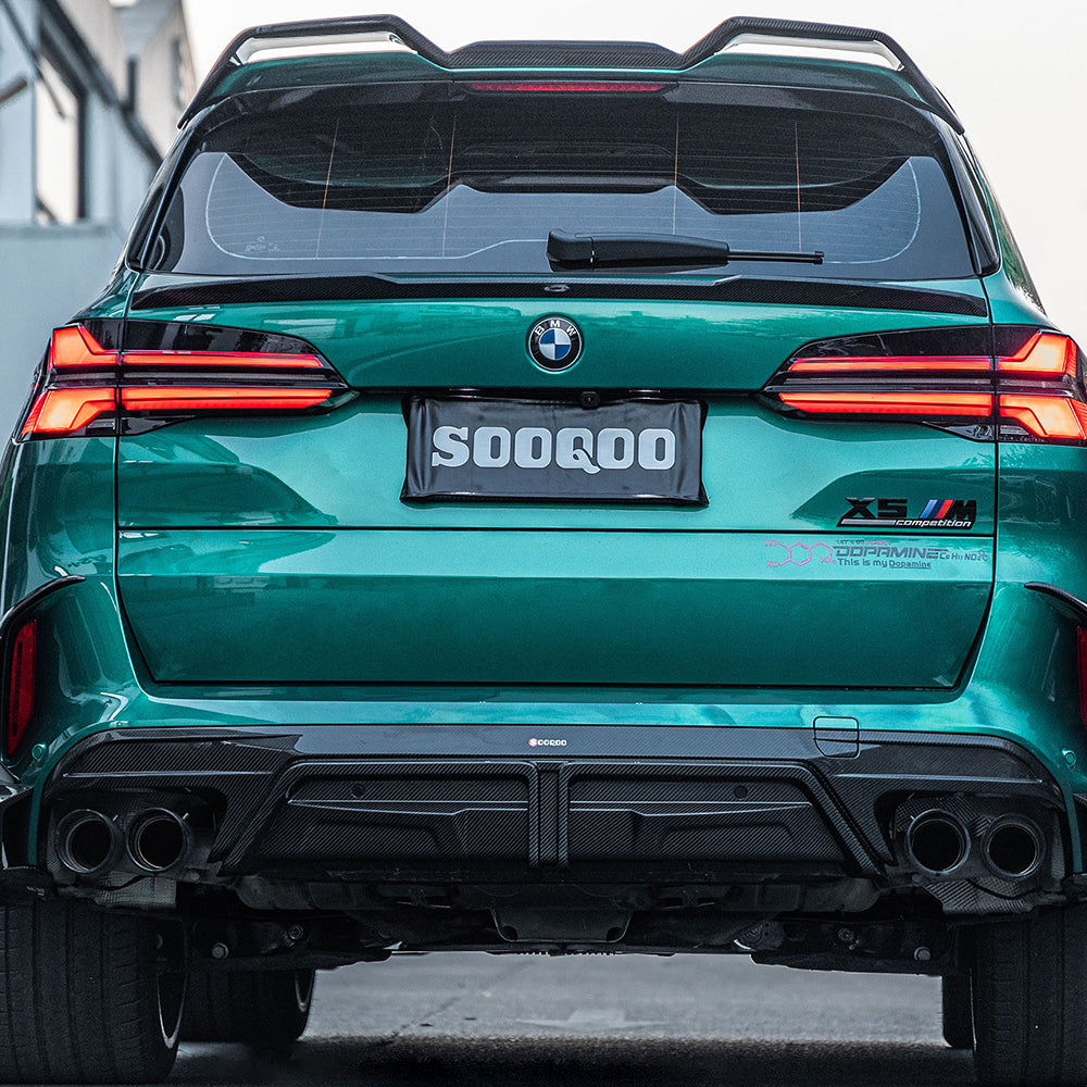 BMW X5M F95 SQ款碳纖維後擾流 T-444A