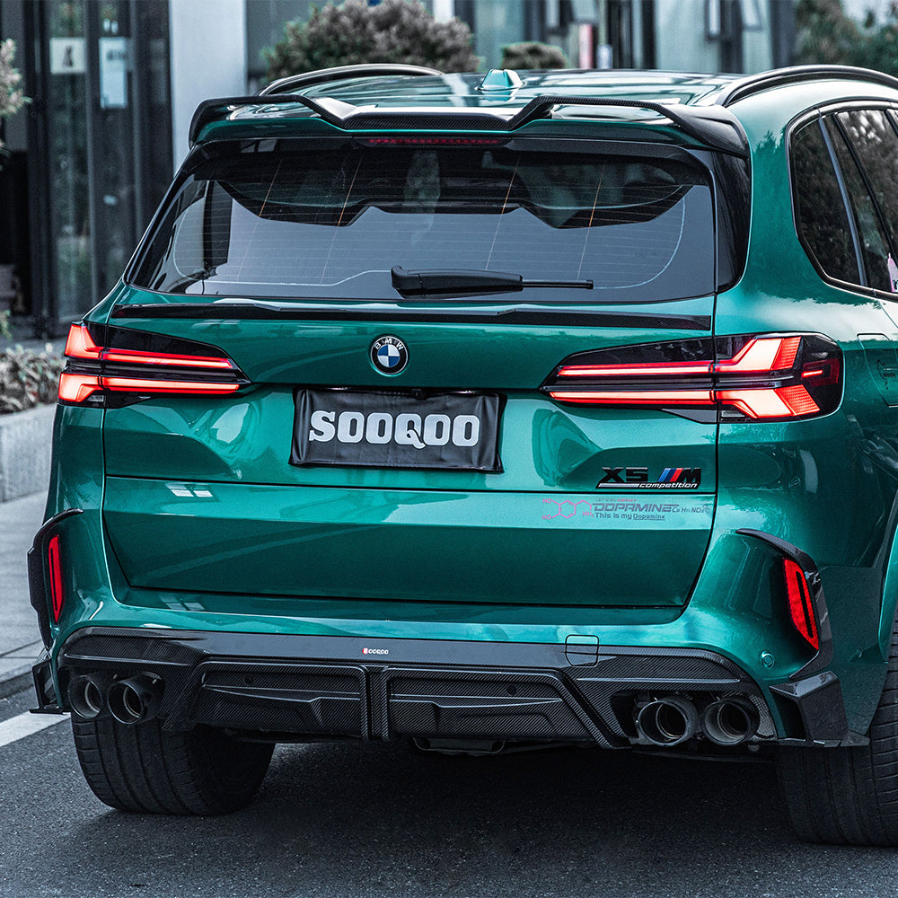 BMW X5M F95 SQ款碳纖維後擾流 T-444A