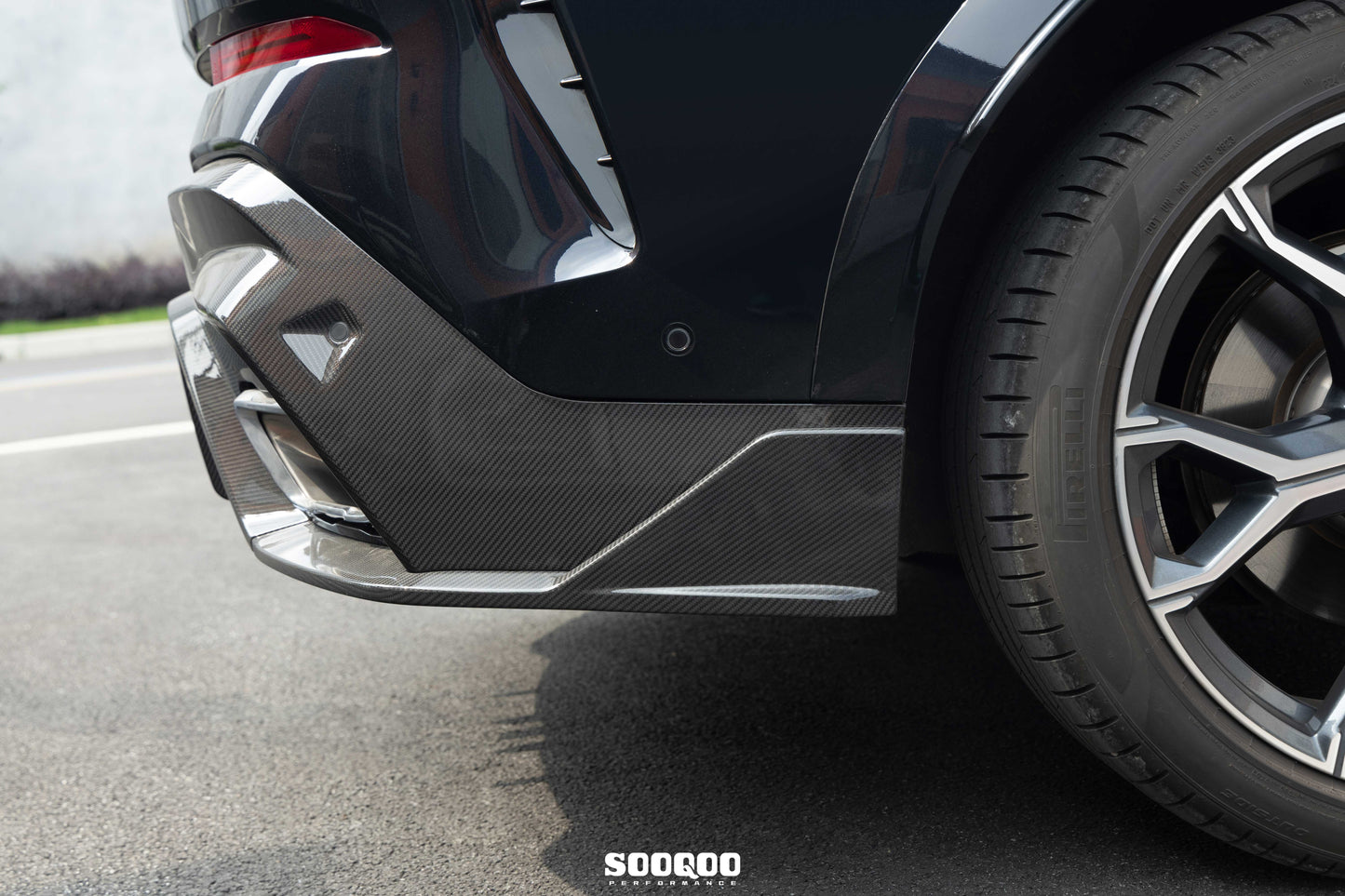 BMW X6 G06 LCI SQ款碳纖維後擾流 T-501