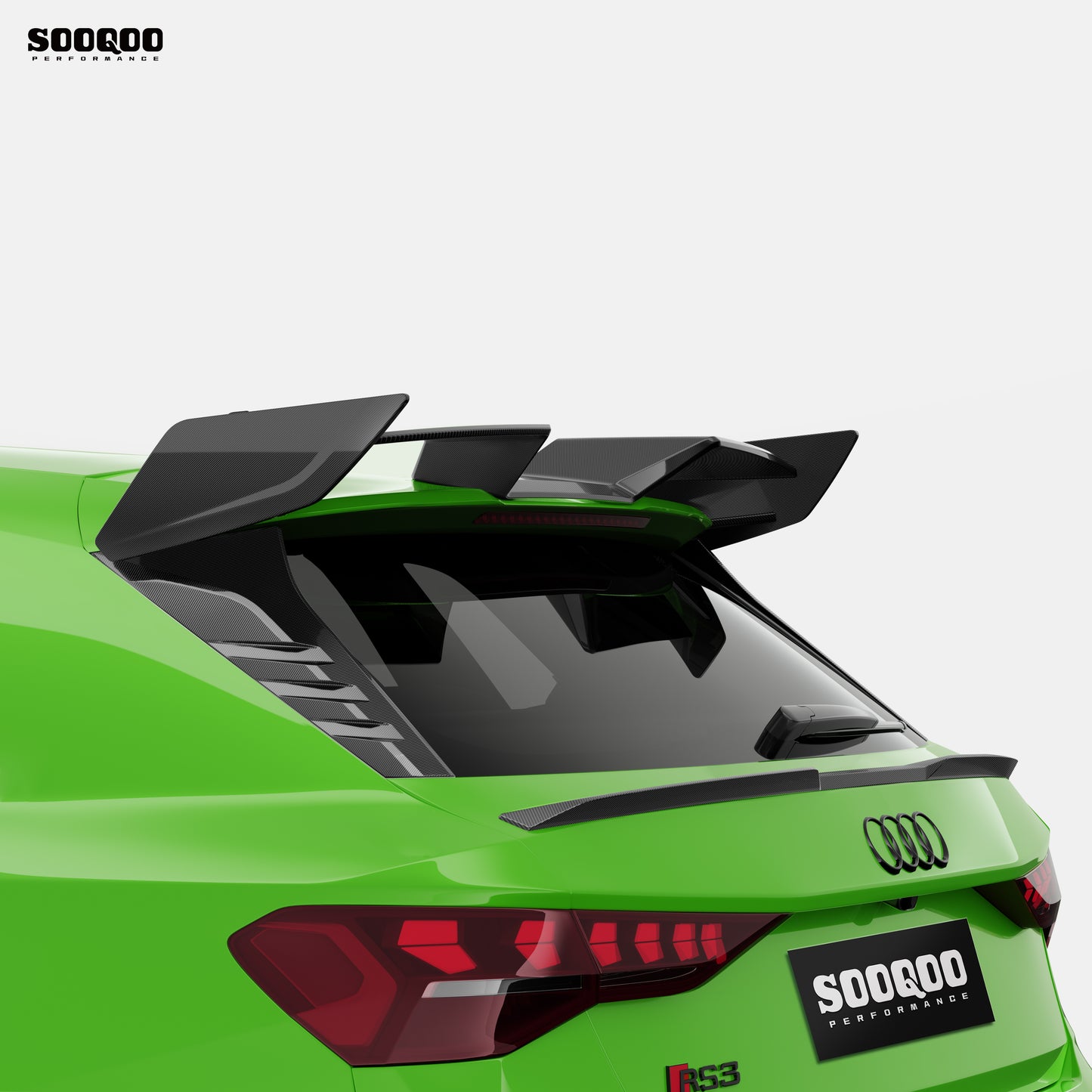 Audi RS3 8Y SQ款 Sportback版本 碳纖維車頂尾翼 SQ-AD-003