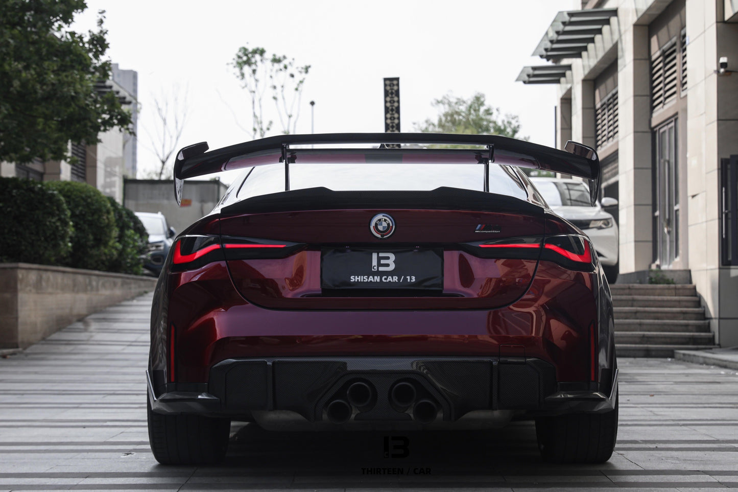 BMW M3G80 M4G82 鈦合金中置排氣管支架 T-332