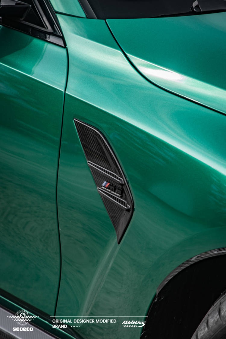 BMW M3G80 G81 MP款前葉子板碳纖維飾蓋 T-090