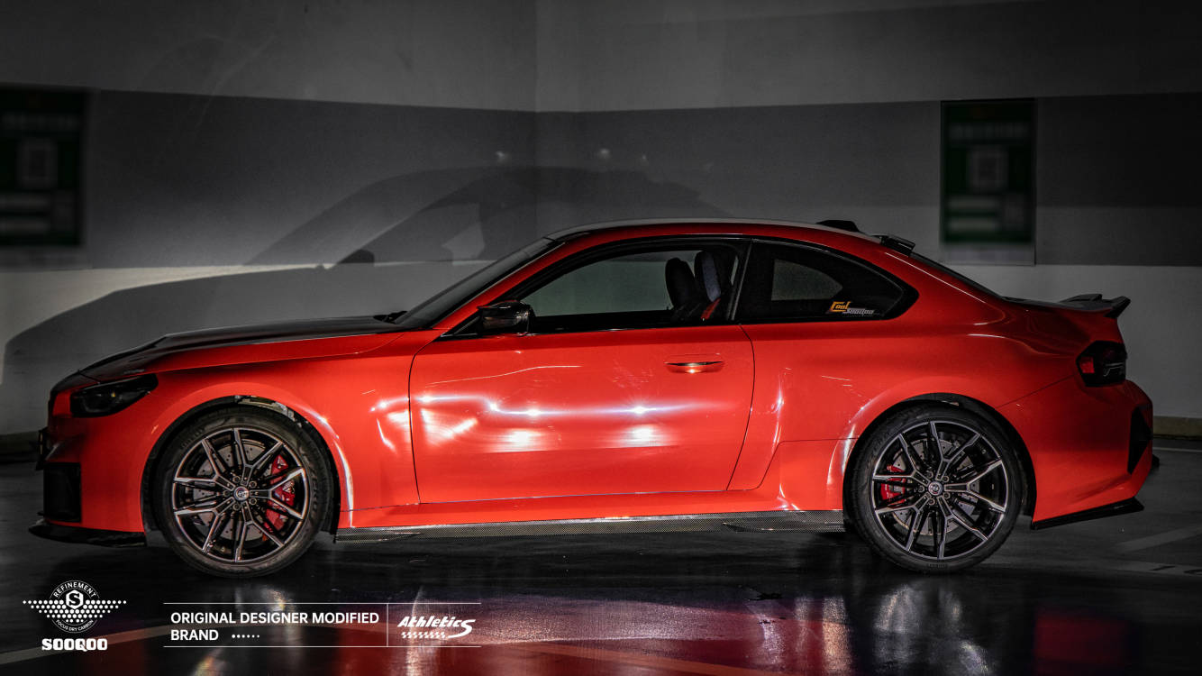 BMW M2 G87 SQ款碳纖維側裙 T-335