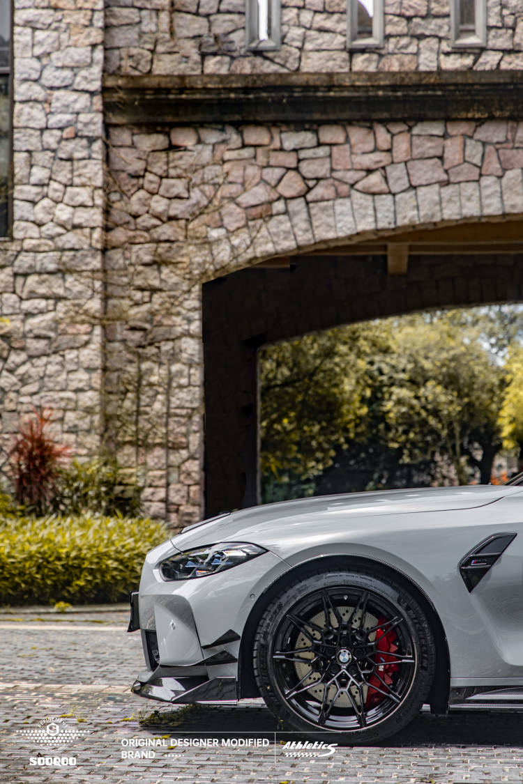 BMW M3G80 M4G82 VS款前保桿碳纖維風刀 T-191