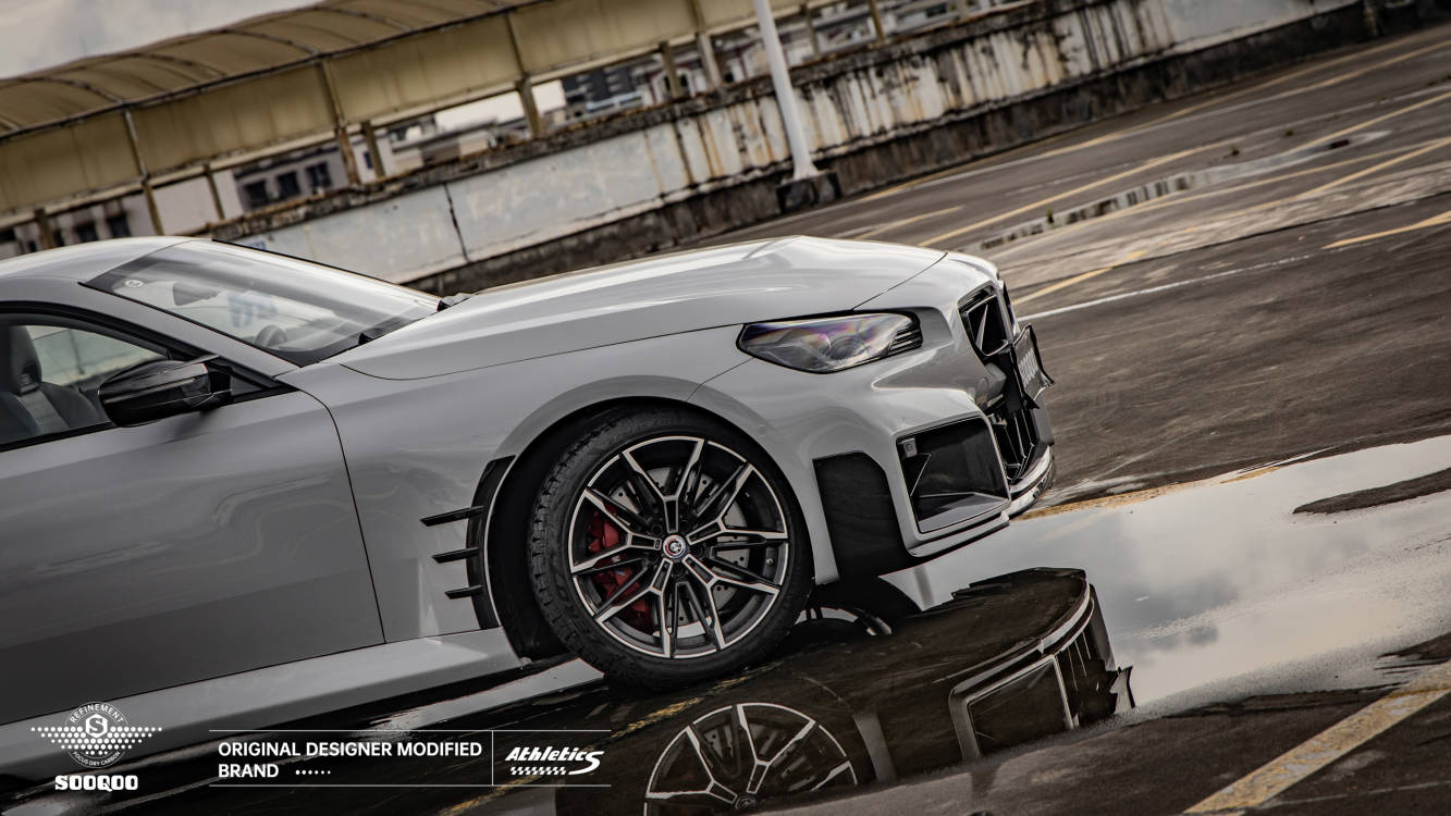BMW M2 G87 MP款碳纖維進氣飾板 T-314