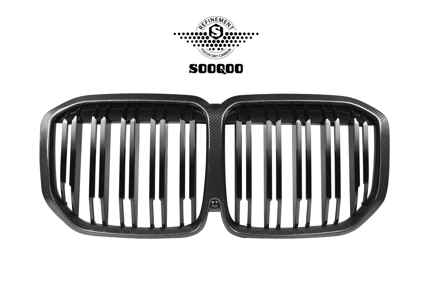 BMW X7 G07 格柵款碳纖維水箱護罩 T-262