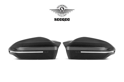 BMW M5 G90 G99 M5款碳纖維後視鏡蓋 H-056