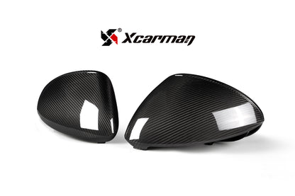 Porsche Caynne 9ya 原車OEM款 乾式碳纖維後視鏡蓋