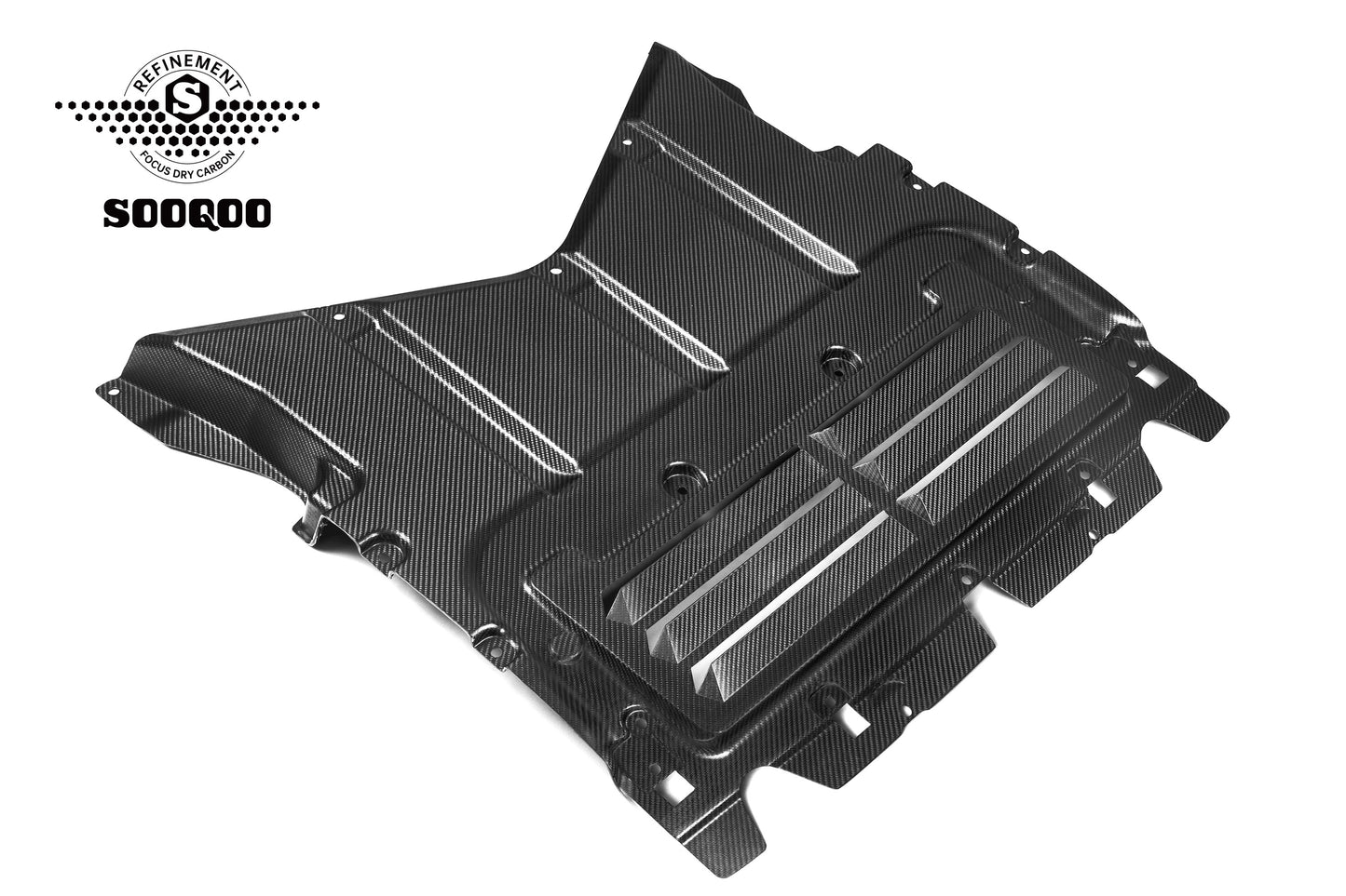 BMW M5 G90 G99 OEM款碳纖維引擎室飾蓋 T-486