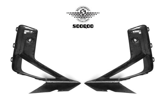 BMW X3M F97 X4M F98 原車款碳纖維前進氣口飾板 T-394