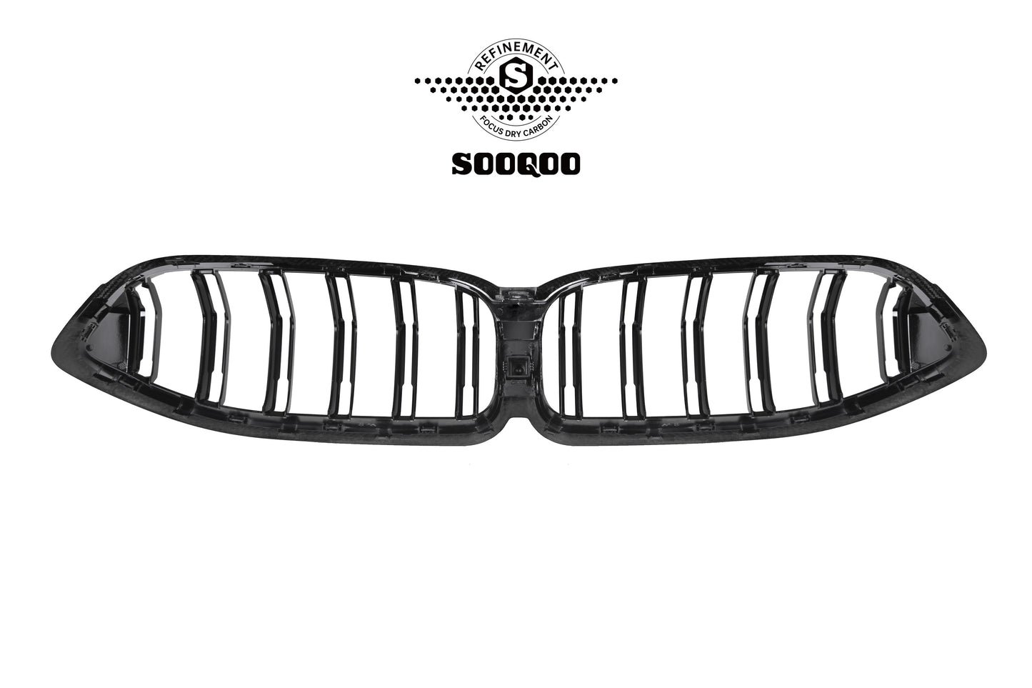 BMW M8 F91 雙格柵款碳纖維水箱護罩 T-266