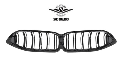 BMW M8 F91 雙格柵款碳纖維水箱護罩 T-266