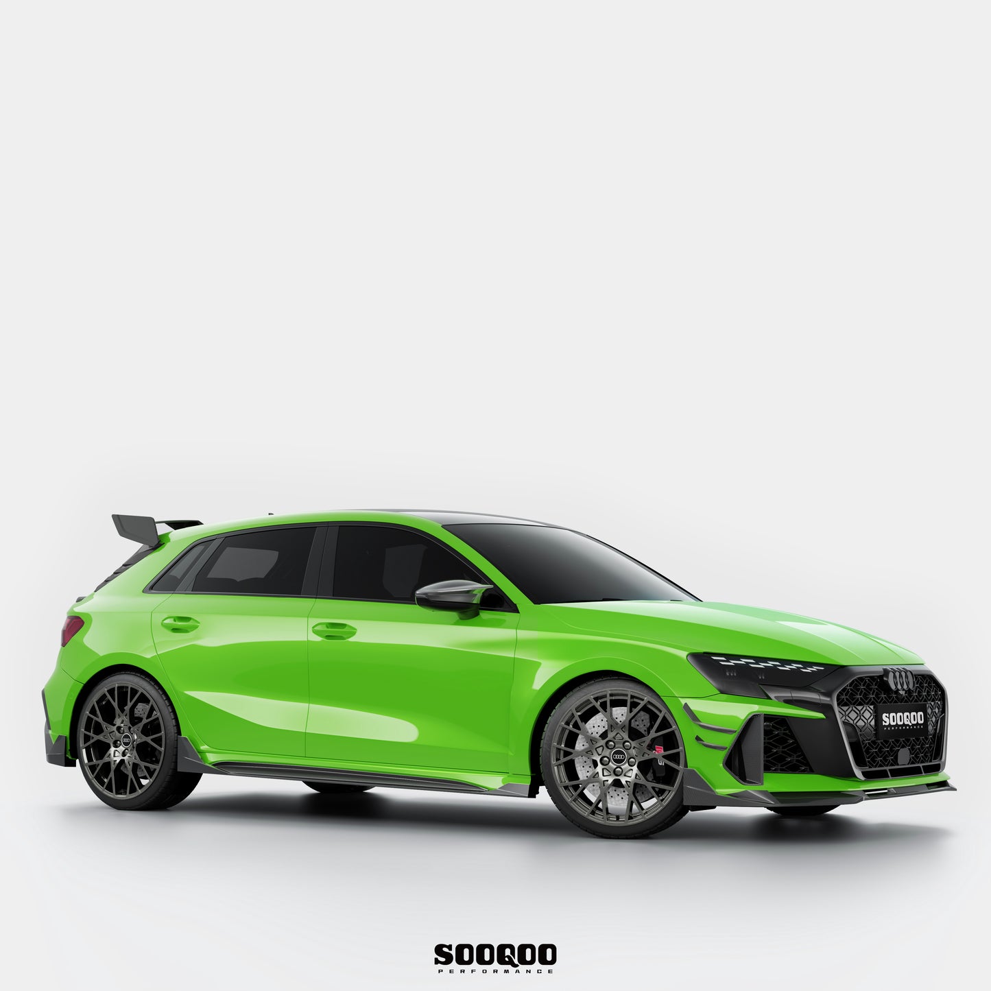 Audi RS3 8Y SQ款碳纖維側裙 SQ-AD-002