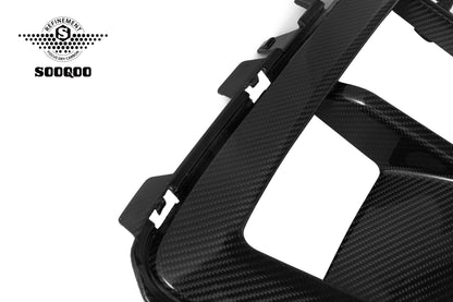 BMW X5M F95 LCI X6M F96 LCI MP款碳纖維前進氣口飾蓋 T-383