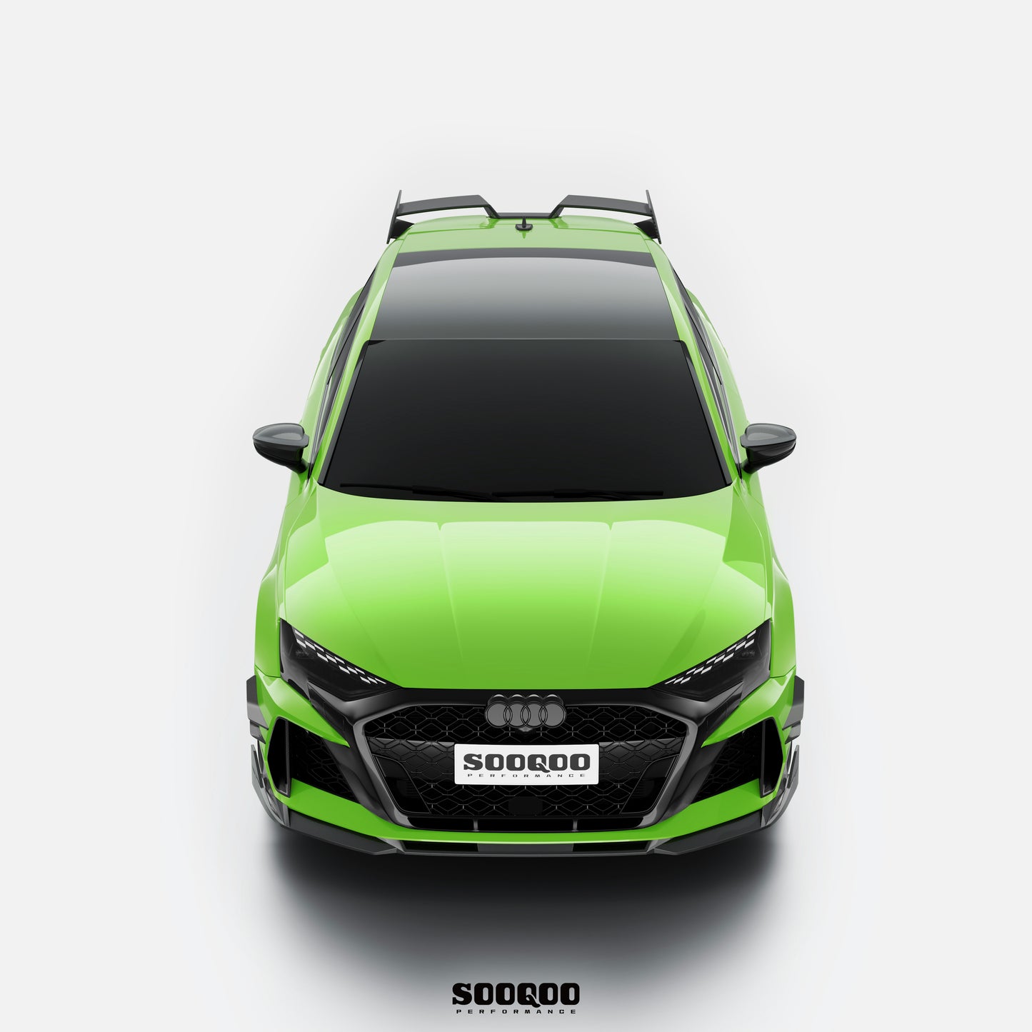 Audi RS3 8Y SQ-V2款碳纖維前擾流 SQ-AD-001B