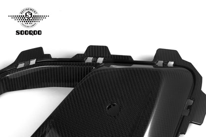 BMW X5M F95 LCI X6M F96 LCI MP款碳纖維前進氣口飾蓋 T-383