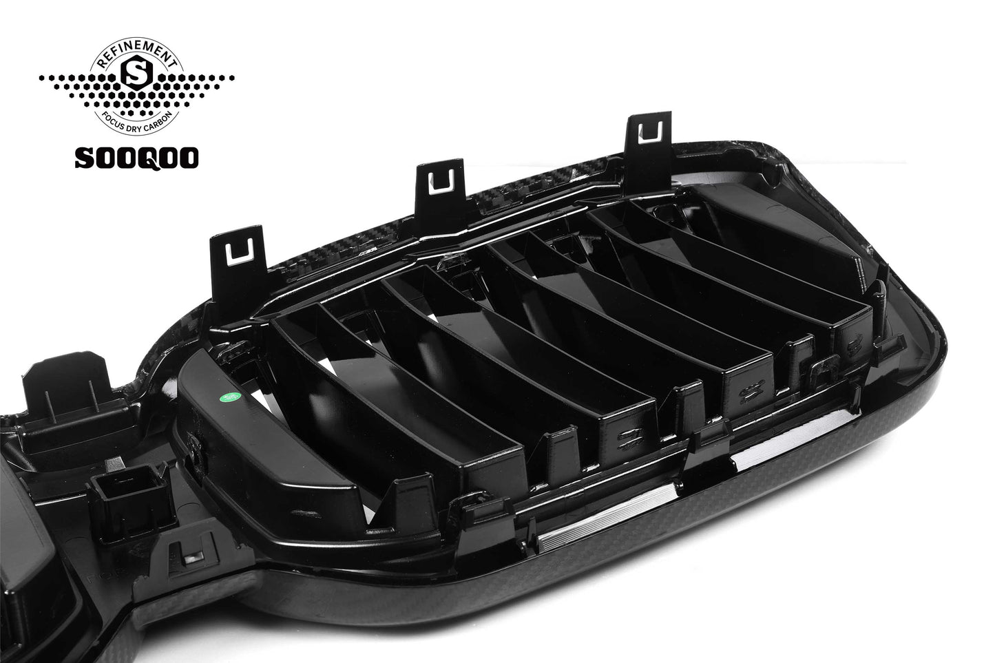 BMW X3M F97 X4M F98 雙格柵碳纖維水箱護罩 T-260