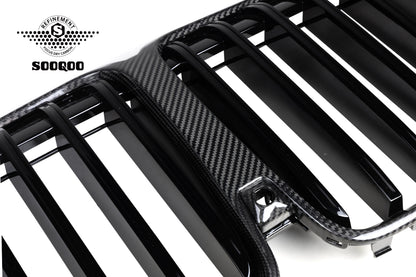 BMW X7 LCI G07 格柵款碳纖維水箱護罩 T-354